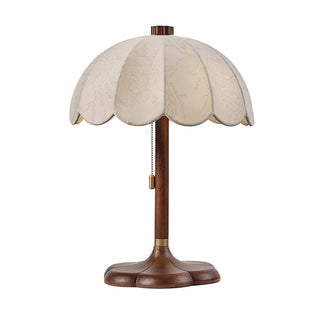 Prague Vintage Wood Table Lamp