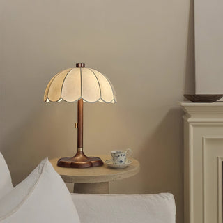 Prague Vintage Wood Table Lamp