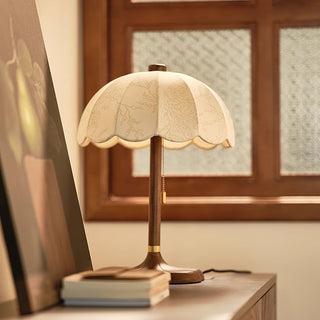 Prague Vintage Wood Table Lamp