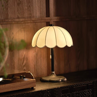 Prague Vintage Wood Table Lamp