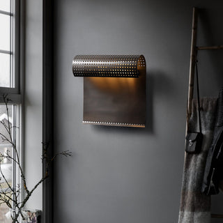 Precision Metal Curved Wall Sconce