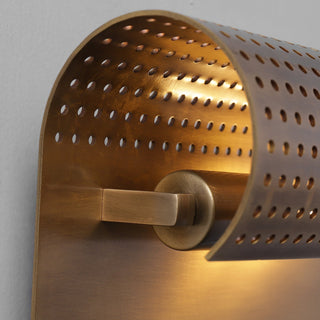 Precision Metal Curved Wall Sconce