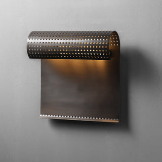 Precision Metal Curved Wall Sconce
