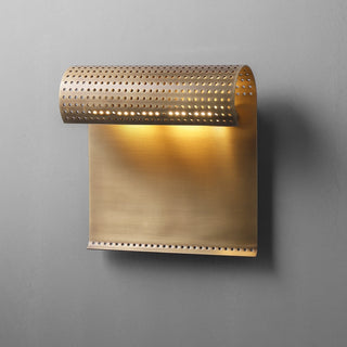 Precision Metal Curved Wall Sconce