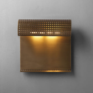 Precision Metal Curved Wall Sconce