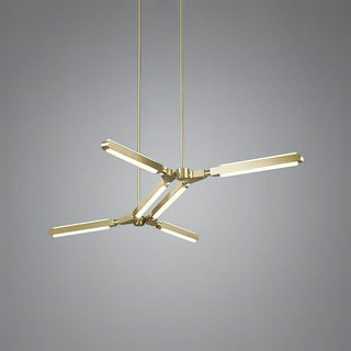 Neo Futuristic Metal Chandelier