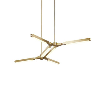 Neo Futuristic Metal Chandelier