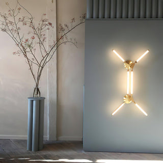 Neo Futuristic Metal Wall Lamp