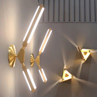 Neo Futuristic Metal Wall Lamp