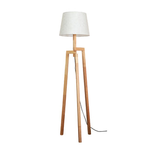 Puccio Tripod Minimalist Wood Floor Light