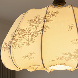 Pumpkin Stacked Wood Pendant Light