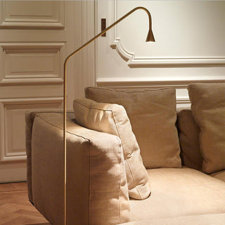 Pureform Minimalist Metal Floor Light
