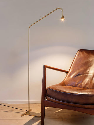 Pureform Minimalist Metal Floor Light