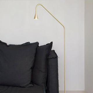 Pureform Minimalist Metal Floor Light