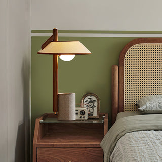 Puro Modern Cement Wood Table Lamp