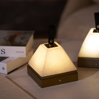 Zara Art Deco Alabaster Table Lamp