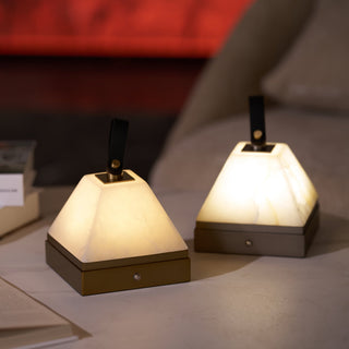 Zara Art Deco Alabaster Table Lamp