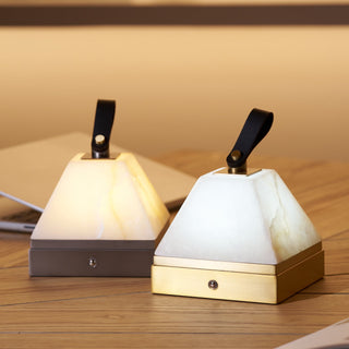 Zara Art Deco Alabaster Table Lamp