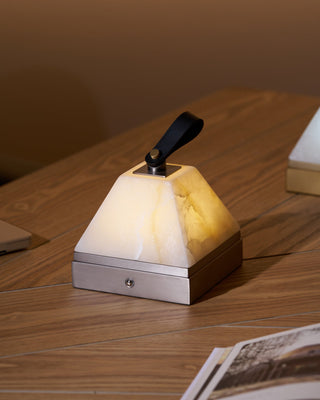Zara Art Deco Alabaster Table Lamp