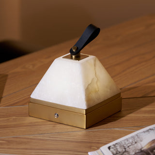 Zara Art Deco Alabaster Table Lamp