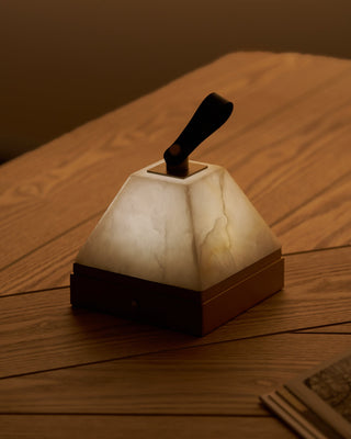 Zara Art Deco Alabaster Table Lamp