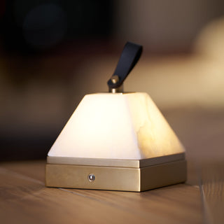 Zara Art Deco Alabaster Table Lamp