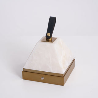 Zara Art Deco Alabaster Table Lamp