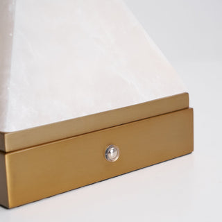 Zara Art Deco Alabaster Table Lamp