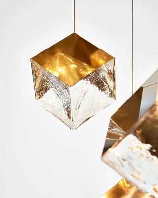 Square Cascading Cube Cluster Pendant Light