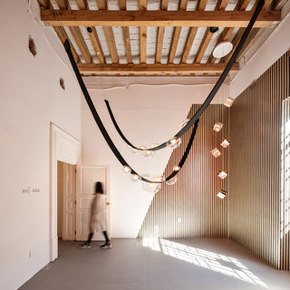 Square Cascading Cube Cluster Pendant Light