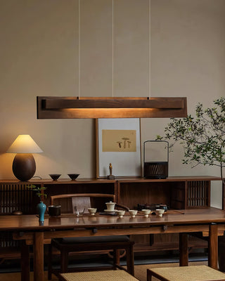 Zenith Minimalist Wood Pendant Light