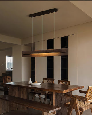 Zenith Minimalist Wood Pendant Light