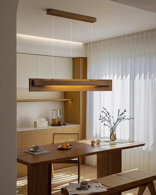 Zenith Minimalist Wood Pendant Light