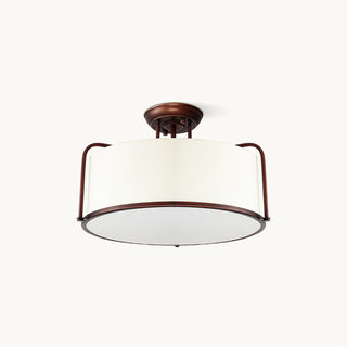 Everly Transitional Fabric Ceiling Light