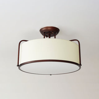 Everly Transitional Fabric Ceiling Light
