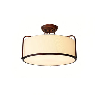 Everly Transitional Fabric Ceiling Light