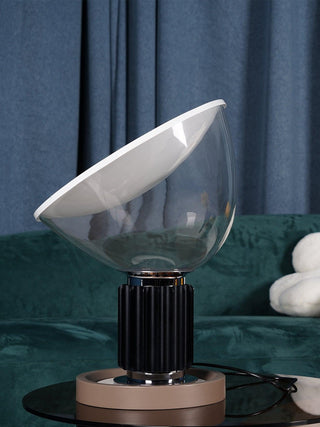 Zora Modern Glass Metal Table Lamp