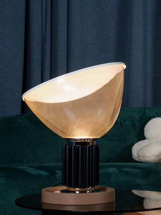 Zora Modern Glass Metal Table Lamp