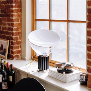Zora Modern Glass Metal Table Lamp