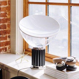 Zora Modern Glass Metal Table Lamp