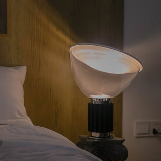 Zora Modern Glass Metal Table Lamp