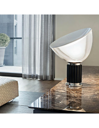 Zora Modern Glass Metal Table Lamp