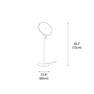 Orbit Modern Wood Floor Lamp
