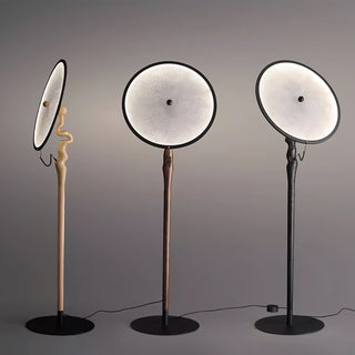 Orbit Modern Wood Floor Lamp