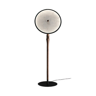 Orbit Modern Wood Floor Lamp