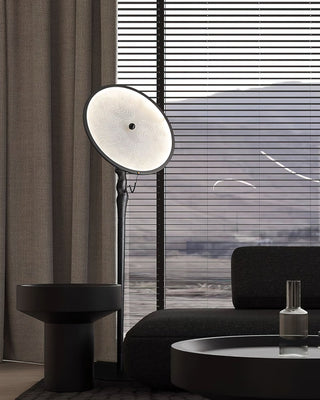 Orbit Modern Wood Floor Lamp