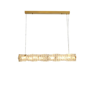 Radiance Minimalist Crystal Linear Chandelier