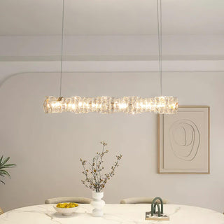 Radiance Minimalist Crystal Linear Chandelier