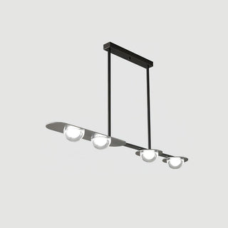 Radiant Minimalist Brass Chandelier
