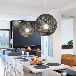 Woven Textured High Polymer Pendant Light